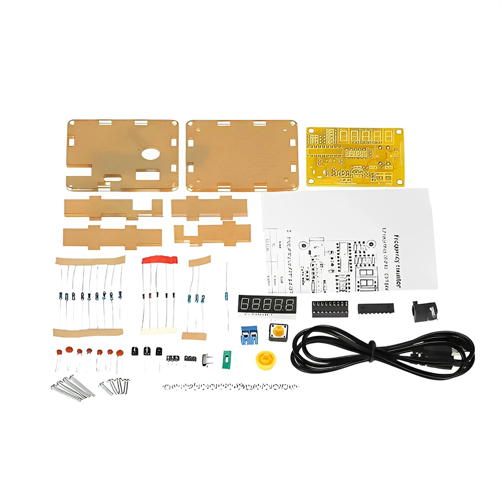 1 Гц-50 МГц кварцевый генератор счетчик частоты тестер 5 цифр дисплей цифровой