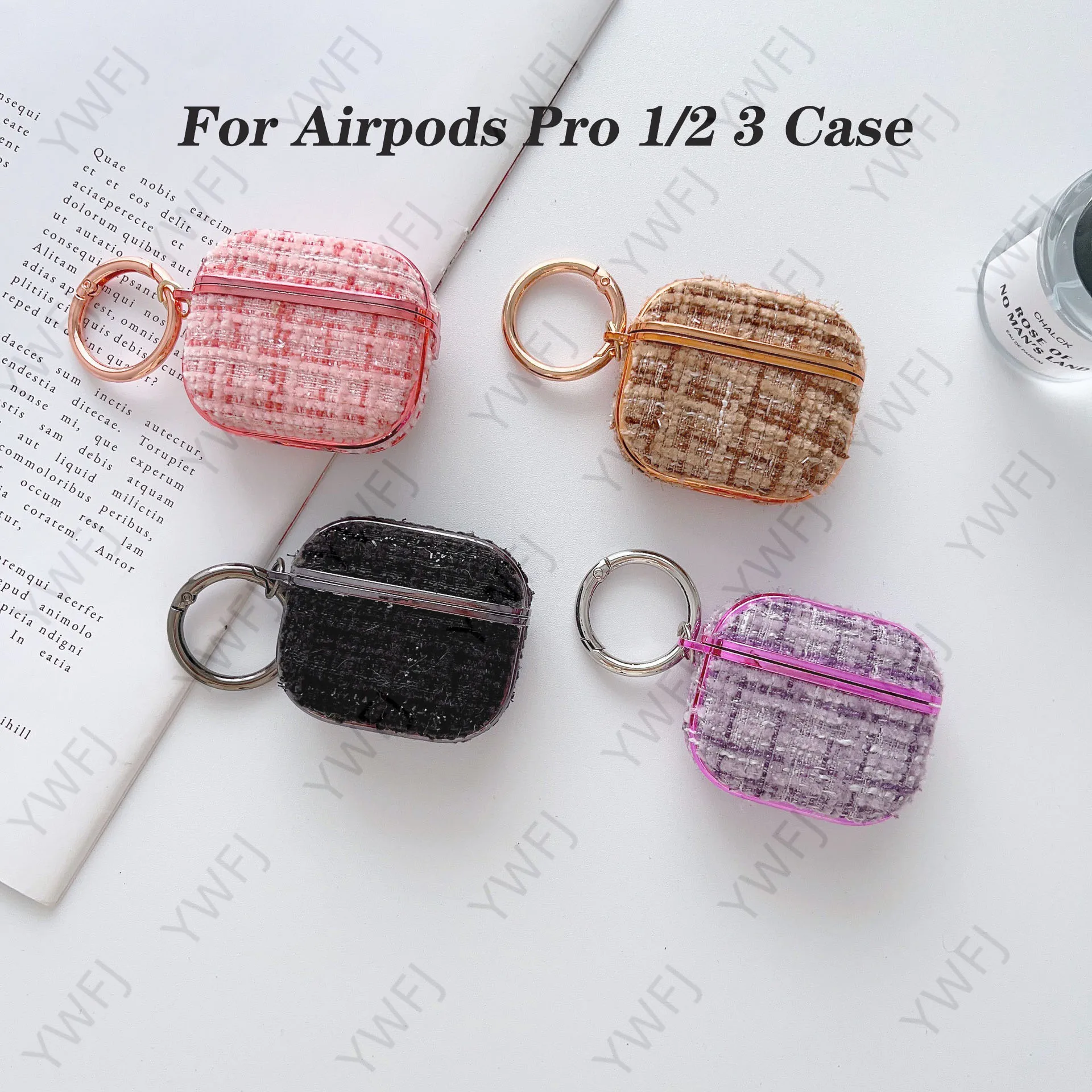 

Чехол для Airpods Pro 1/2 3, с гальваническим покрытием
