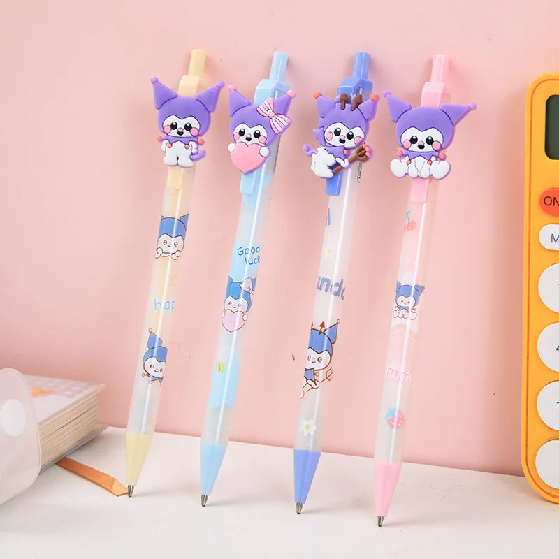 

Anime Sanrio Kuromi Automatic Pencil Kawaii Cartoon Doll Pattern Cute Office Student Stationery Draw Practice Writing Toy Girls