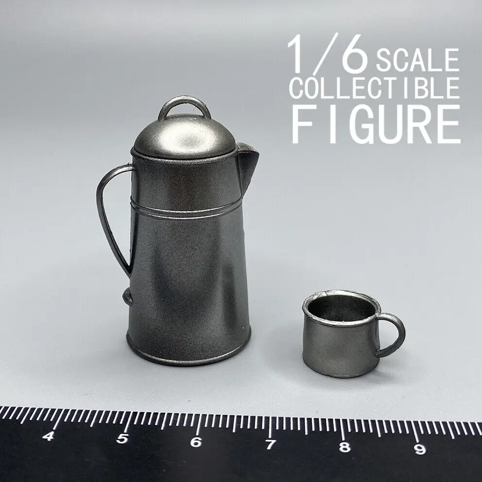 

Accessories 1/6th Kettle Cup Model for 12" Cowboy Figure Dolls Toys