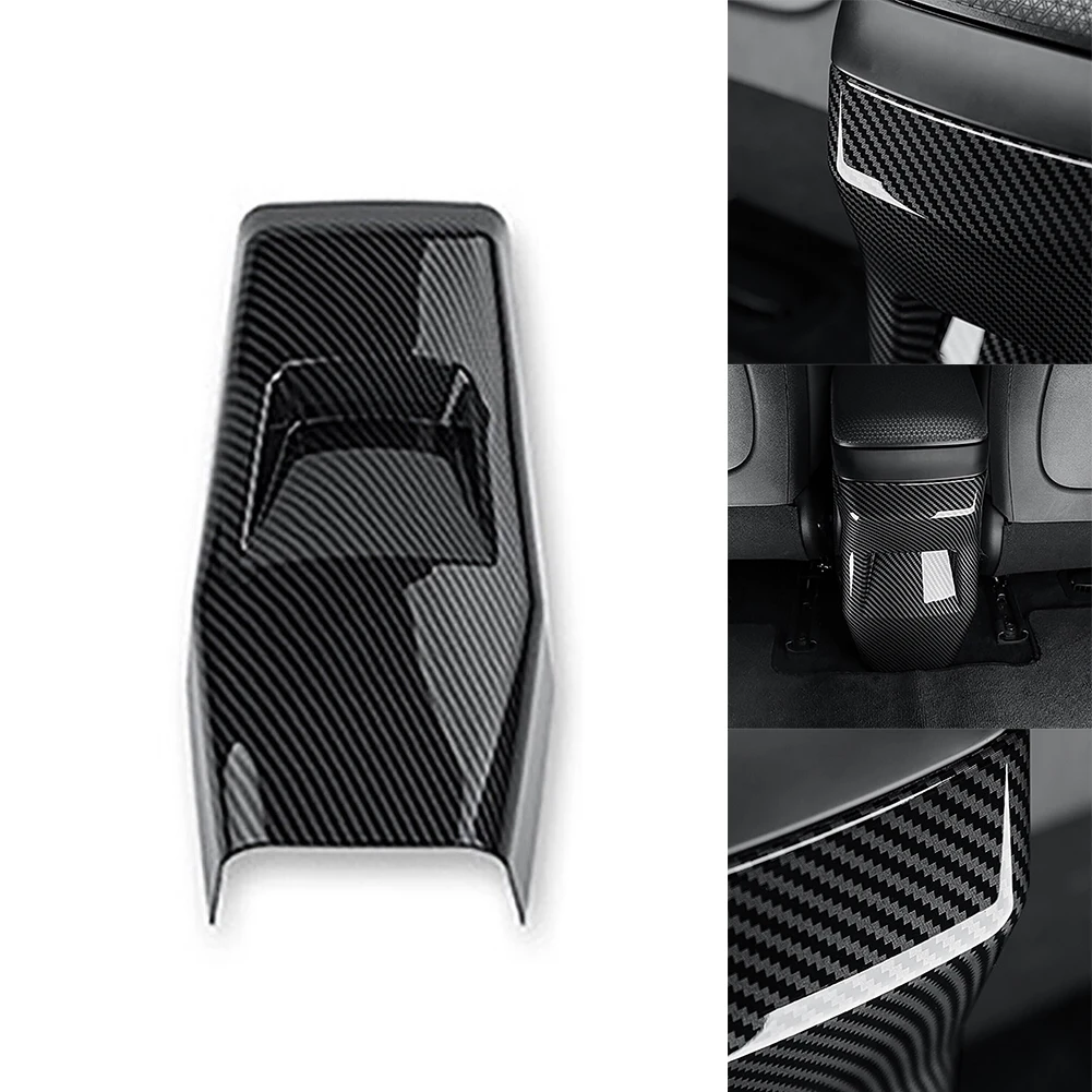 

For KIA EV6 2022 2023 Carbon Fiber ABS Rear Air Condition Vent Outlet Cover Trim Scratch-resistant Mouldings