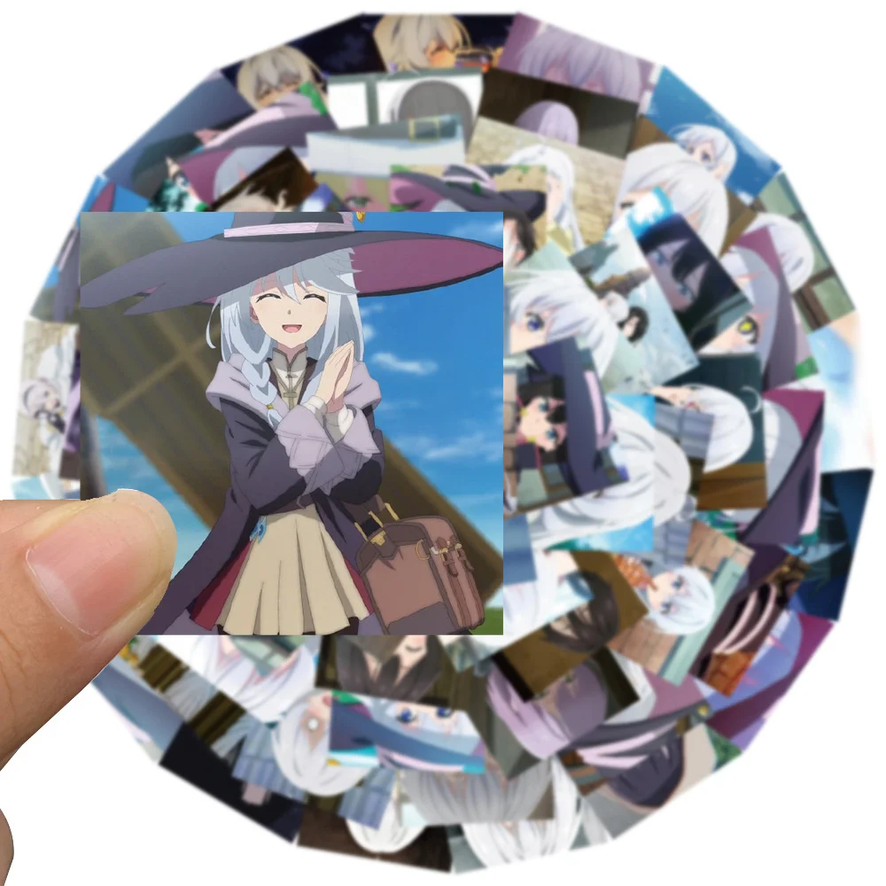 

10/30/50PCS Japan Anime Wandering Witch: The Journey of Elaina Cute Stickers Luggage Laptop IPad Gift Journal Stickers Wholesale