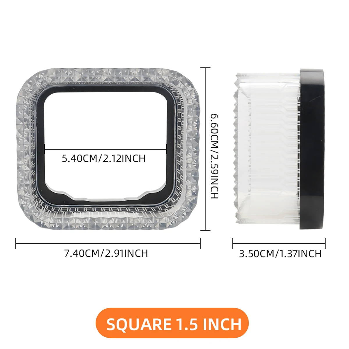 

1,5 дюйма, 3 дюйма, 5D, хрустальная маска с ангельскими глазами, светодиодные кольца Halo, линзы для проектора, фара DRL, автомобильные аксессуары, симфоническая лампа, приложение 12 В