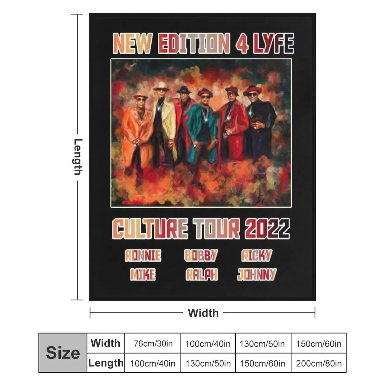 Новое издание 4 Lyfe CULTURE Tour 2022 плед фаршированные клетчатые фланелевые одеяла для