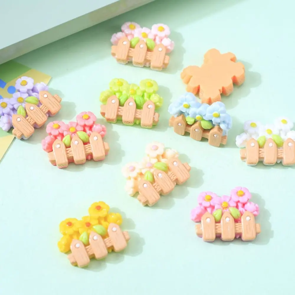 20 шт. подвески-слаймы из смолы в виде цветка