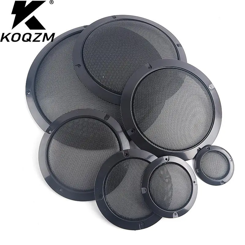 

2/3/4/5/6.5/8 inch Speaker Net Cover High-grade Car home Mesh Enclosure Speakers Plastic Frame Metal iron wire grilles