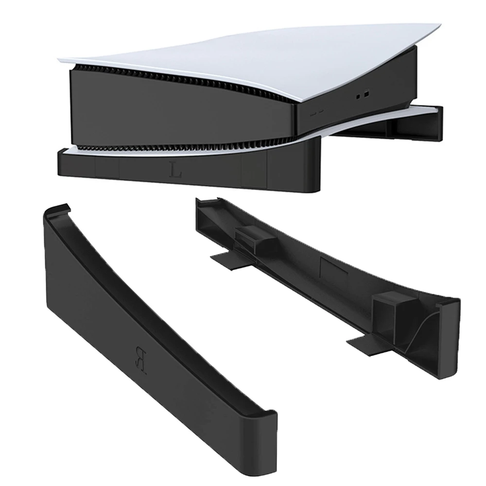 

2pcs/set Horizontal Storage Stand for PS5 Digital PS5 Optical Version Edition Game Console Dock Accessories Mount Display Holder