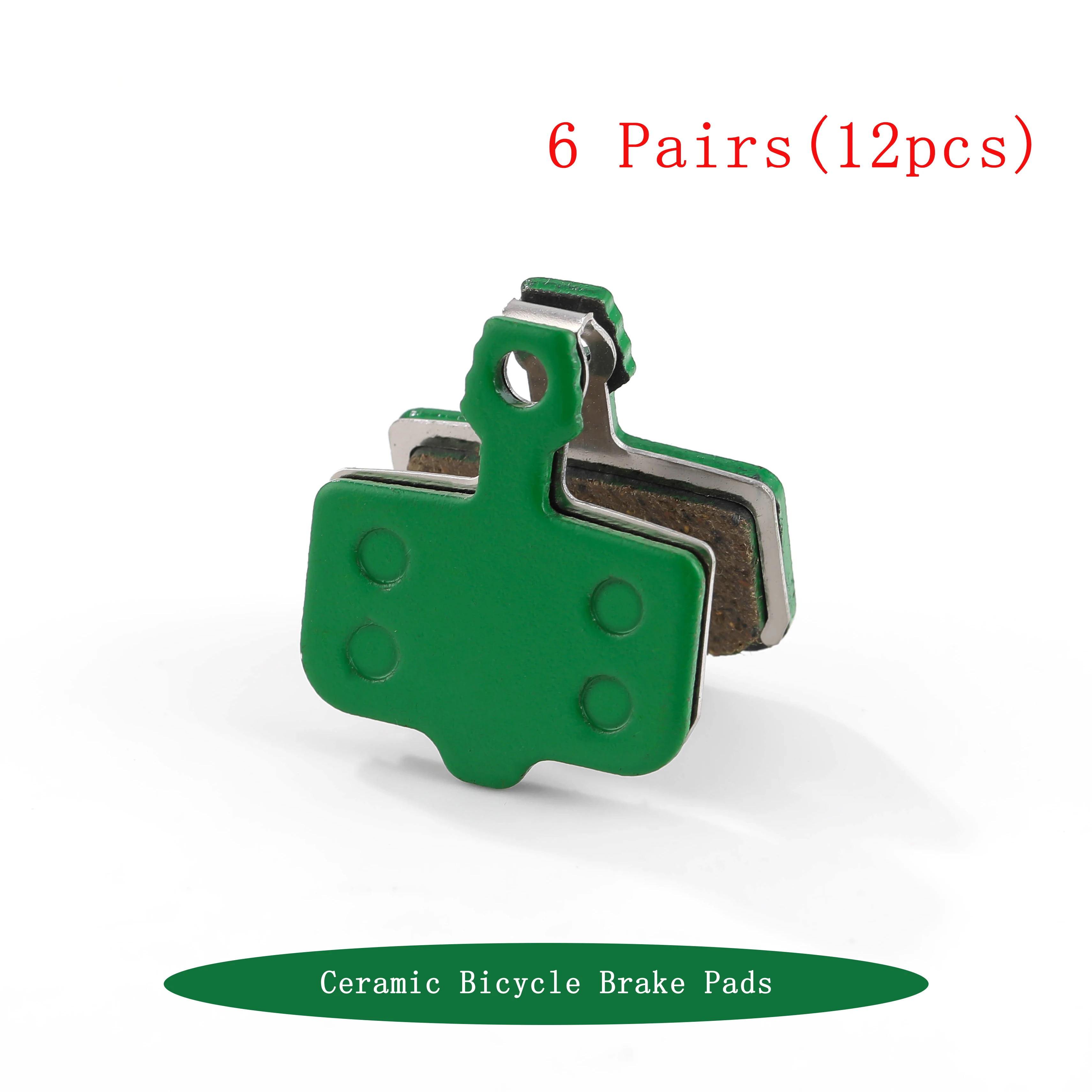 

6 Pairs of Ceramic MTB Disc Brake Pads For Bicycle, Suitable for AVID ELIXL R/CR MAG / 1 / 3 / 5 / 7 / 9, SRAM XO, XX, DB1 / DB3