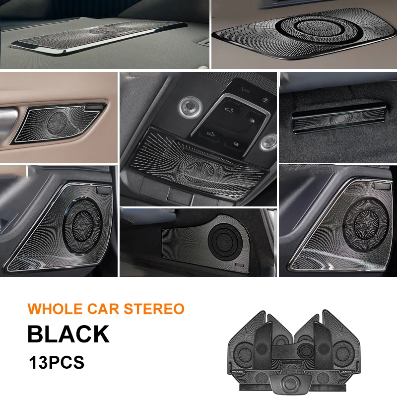 

Автомобильные аксессуары, наклейка на динамик из нержавеющей стали, наклейка на панель, защита от пыли, украшение для Byd Han 2022 2023