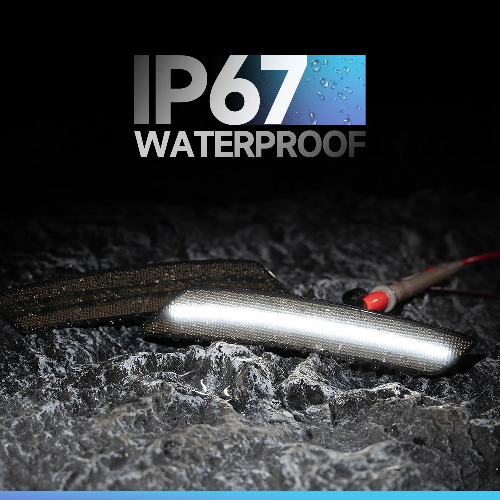 Для 2022 2023 2024 Chevrolet Equinox передний бампер указатель поворота мигалка 2 шт. дымовые