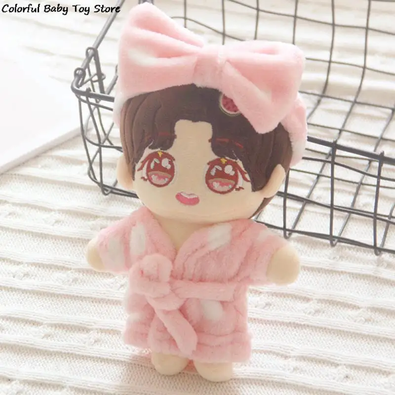 

Cute Headband Pajamas For 20cm Doll Clothes Idol Doll Baby Doll Accessories Toys Birthday Present Accessories Headband Pajama