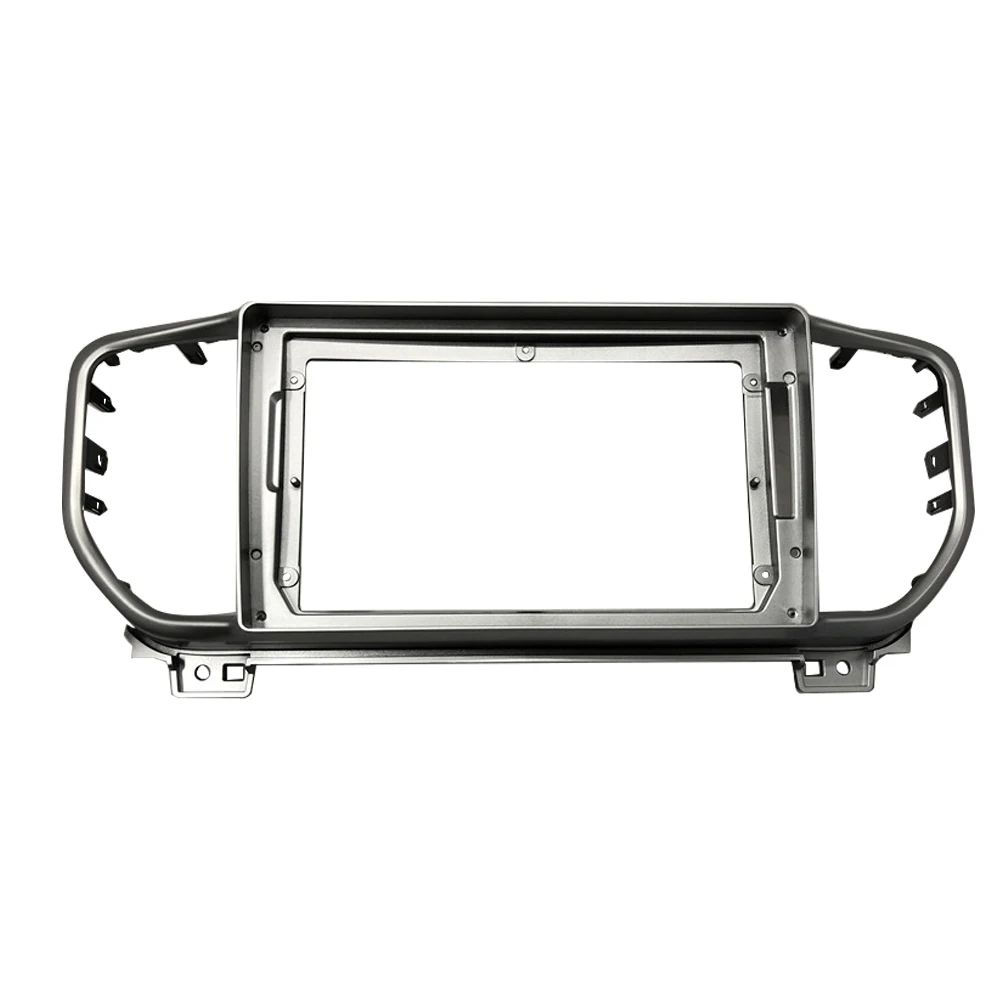 

9-дюймовая Автомобильная Двойная Рама Fascia 2 Din, автомобильный радиоприемник, комплект приборной панели DVD, радио, фотопанель для KIA KX5 (SPORTAGE) 2018-2019