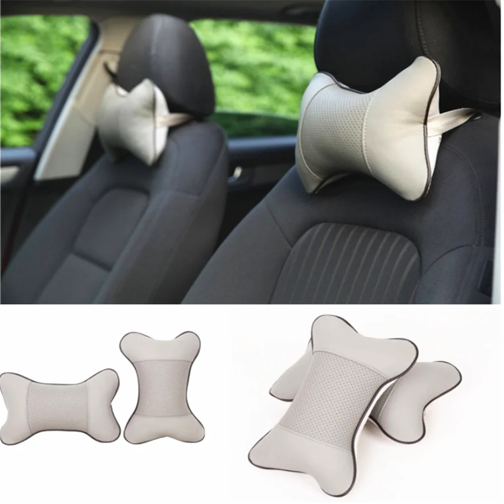 

2pcs Universal Car Neck Pillows for Dacia duster logan sandero stepway lodgy mcv 2 Renault Megane Modus Espace