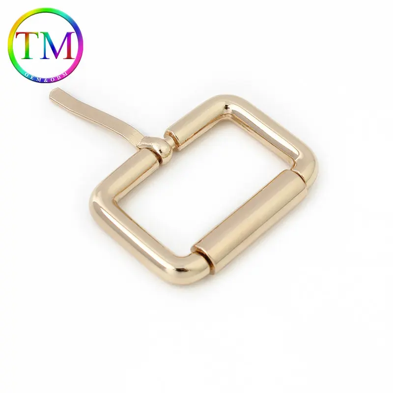 10-50Pcs 6Colors Metal Single Pin Buckle Handbag Strap Square Ring Adjuster Buckle For Belt Leather Craft Accessories
