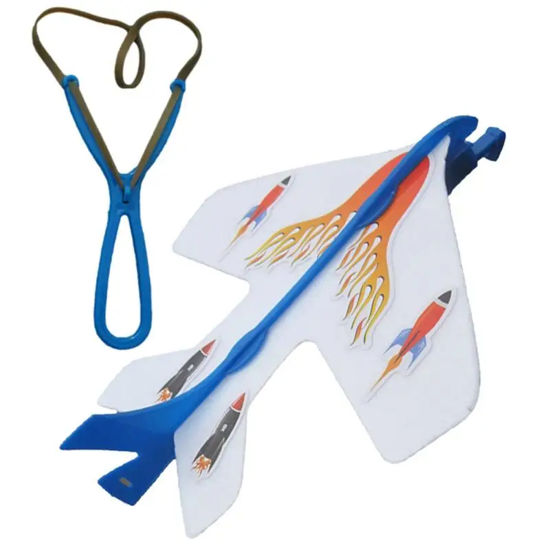 

Airplane Toy Hand Launch Plane Outdoor Flying Toys LED Plane Party Favors Sports Toy For Boys Girls Children Kids