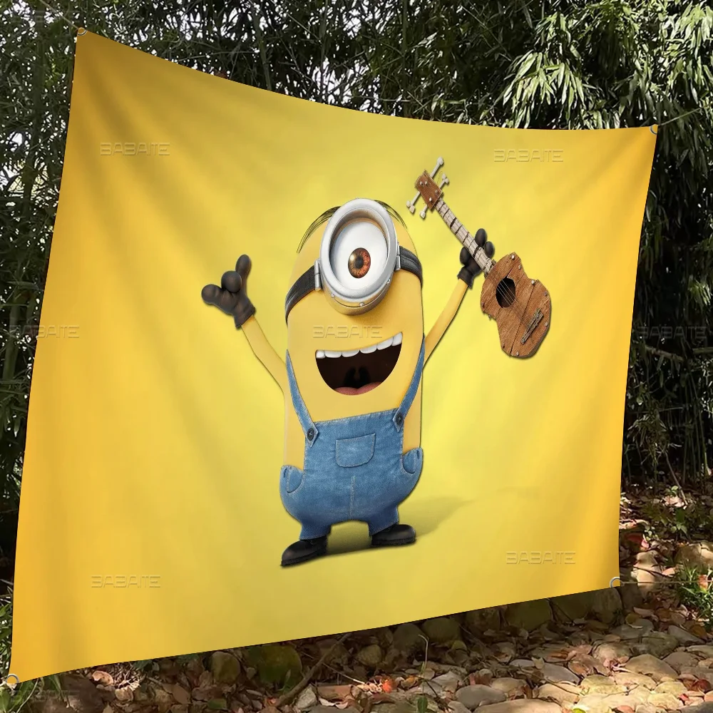 M-Миньоны D-Гадкий-мой мультяшный флаг настенный подвесной баннер украшение для