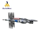 Buildmoc, фильм Вавилон 5, космическая станция, набор MOC, модель, строительные блоки, игрушки для детей, игрушечный космический корабль, детские подарки, 356 деталей, кирпичи