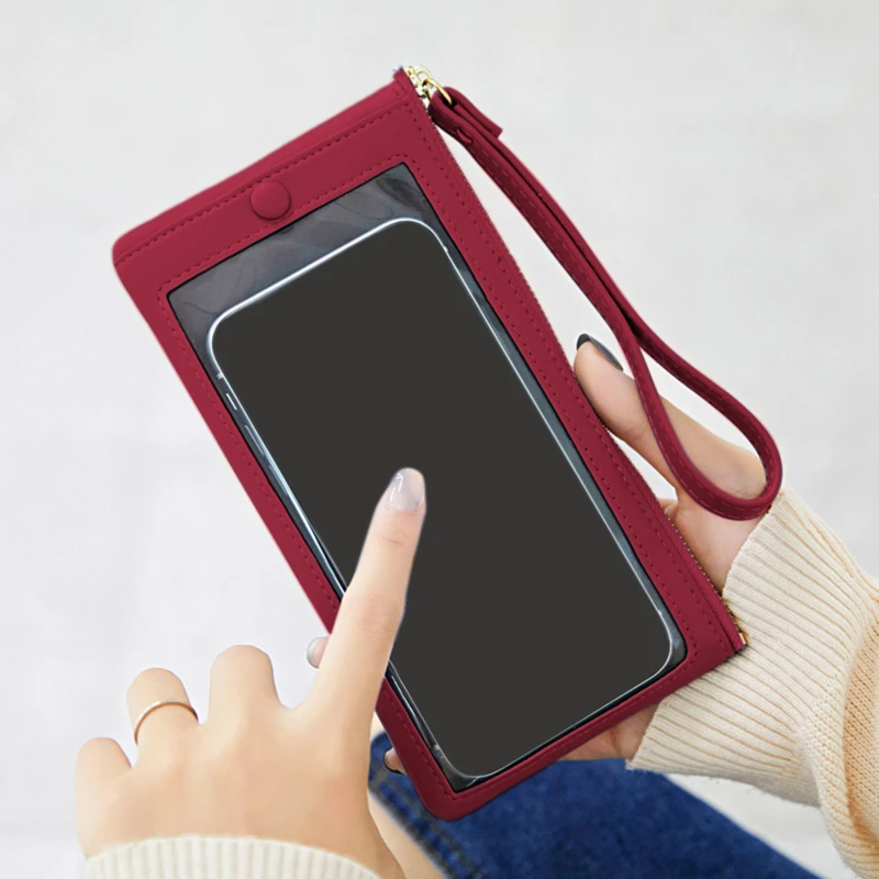 

Mini Mobile Phone Package Fashion Tide Female Small Bag Transparent Clutch Bag Korean Fashion Small Clutch Bags