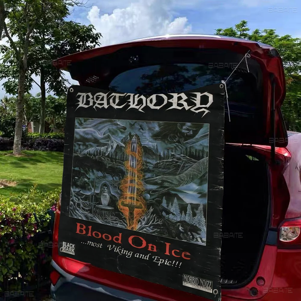 Bathory Quorthon Ретро Хэви-метал Музыкальная Группа Певица Креативный Узор Подвесной