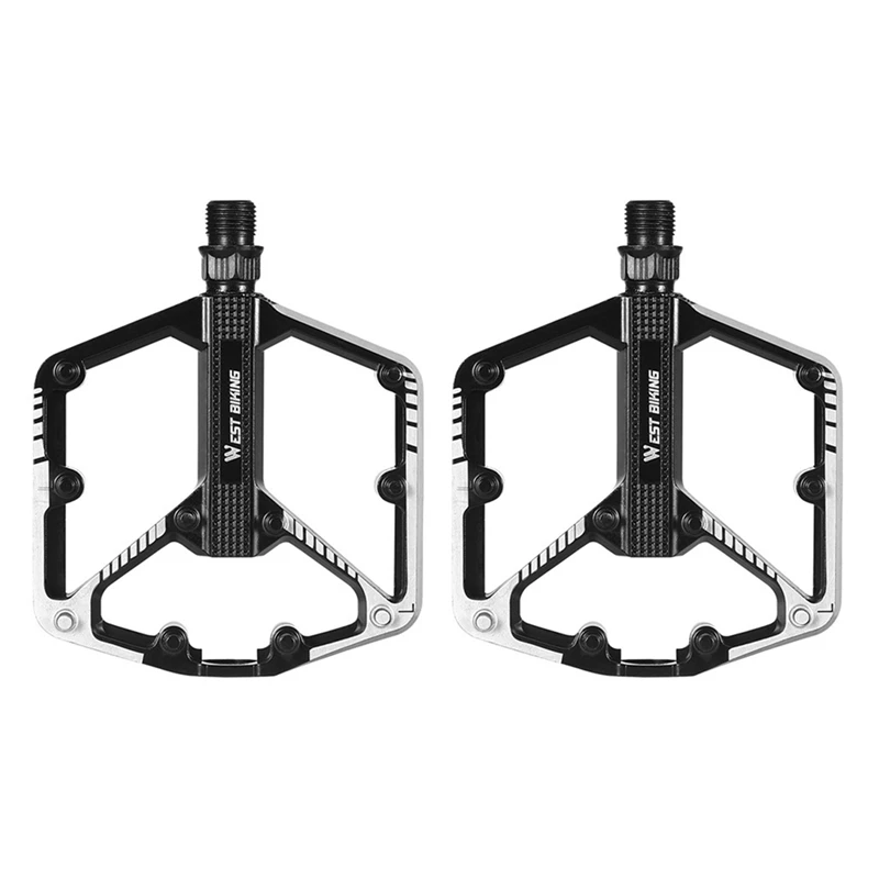 

WEST BIKING Ultralight Seal Bearings Bicycle Bike Pedals Aluminum Alloy Cycling Road Pedals Flat Platform Bicycle Parts
