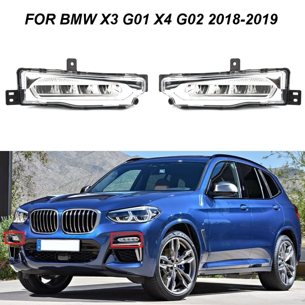 

Автомобильный передний бампер, противотуманная лампа для BMW X3 G01 X4 G02 G08 2018-2019 63177412527, головка, фотолампа в сборе