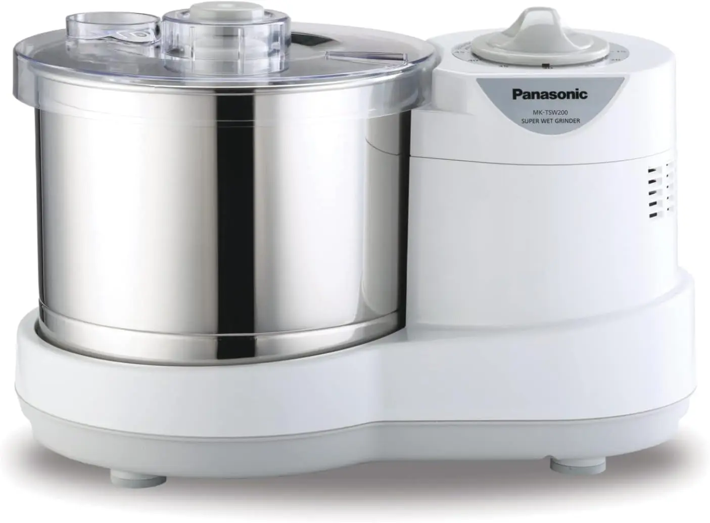 

2 Liter Table Top Stone Super Wet Grinder with Automatic Timer, 110V, White