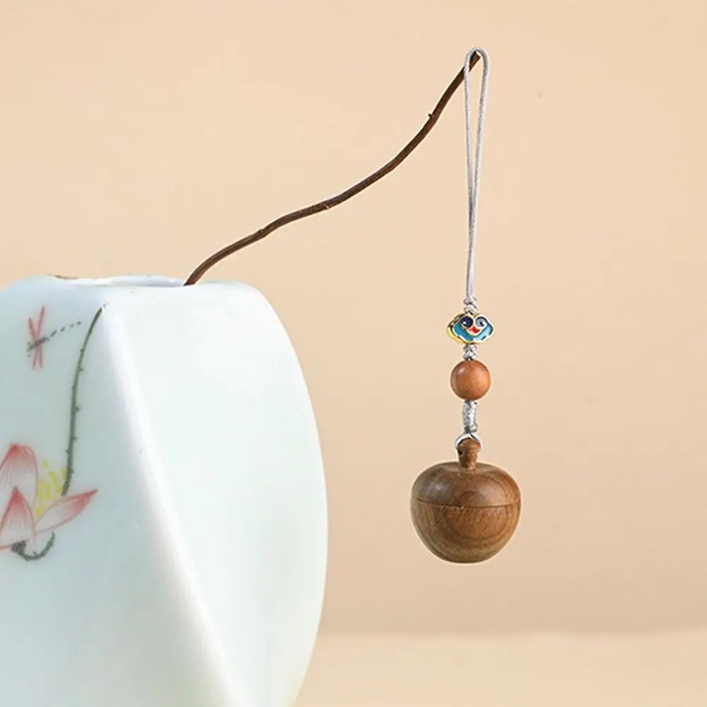 

Chinese Style Vintage Openable Ping'an Fruit Pendant Key Chain Phone Lanyard Cute Car Key Ring Bag Pendent Hanging Decoration
