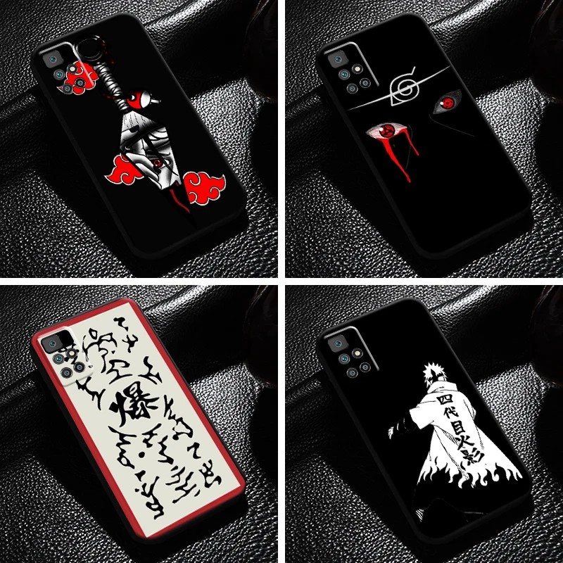 

Akatsuki Logo NARUTO For Xiaomi Redmi 10 Phone Case 6.5 Inch Coque Black Silicone Cover Liquid Silicon Back Carcasa