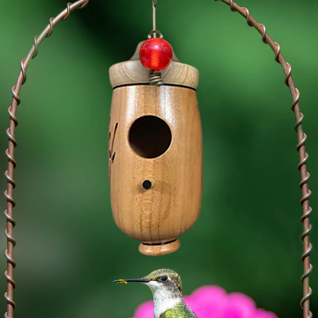 

Vintage Resin Hanging Birdhouse Tree Outdoor Backyard Garden Front Porch Lawn Decorative Crafts Art Housewarming Gifts