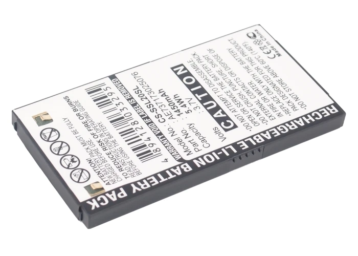 

Аккумулятор Sirius AE737173025076 на 1450 мА · ч для тонкой шпильки SL2