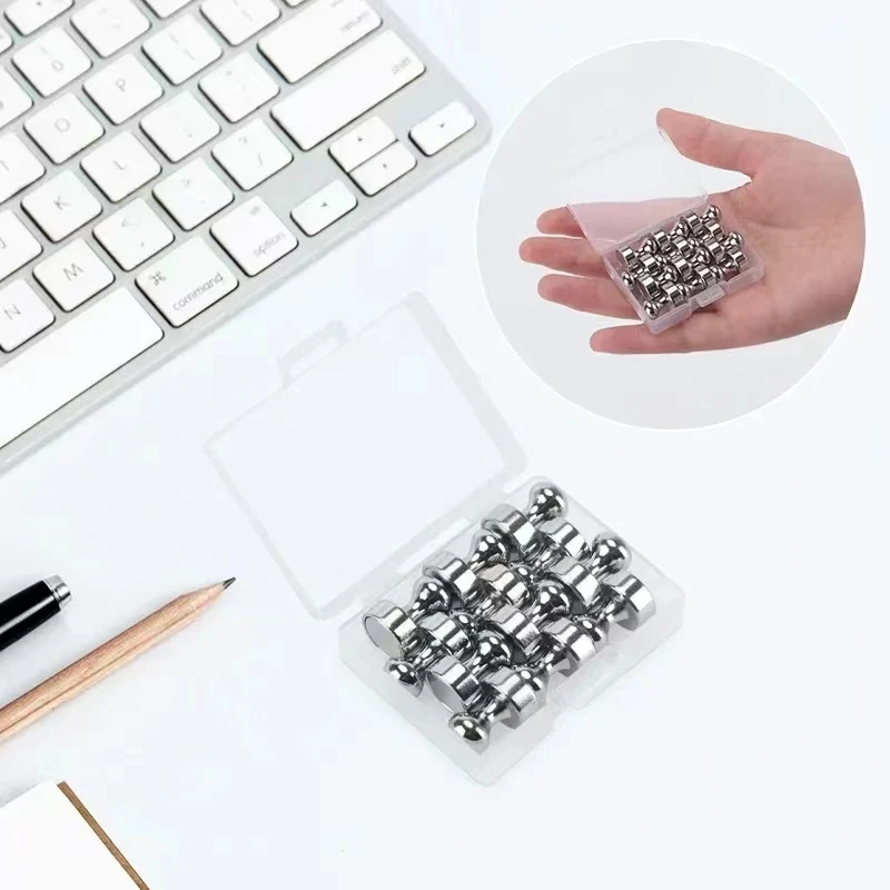 10 шт. сильных магнитов на холодильник черные магниты с нажимным штифтом сильная