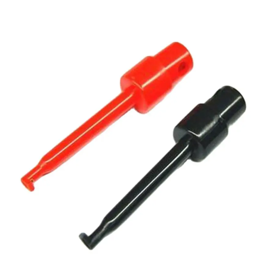 

20X Hook Clip Test Probe Electrical Voltmeter Meter Wire Testing Hooks Big Size