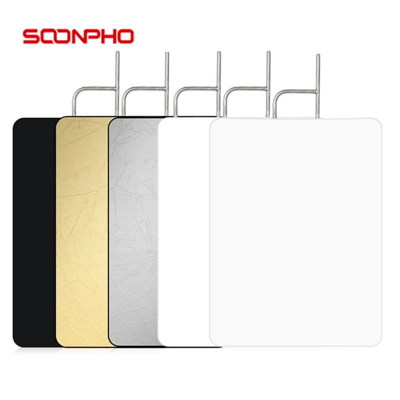 

Отражатель soonphone 5 в 1, панель Sun scrim прозрачный/Золотой/Серебряный/черный/белый отражатель из алюминиевого сплава