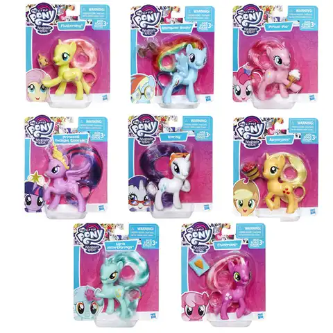 Экшн-фигурки Hasbro игрушки My Little Pony Сумерки мерцающие Trixie Tempest Shadow Pinkie Pie TS FS базовая модель пони подарки для девушек