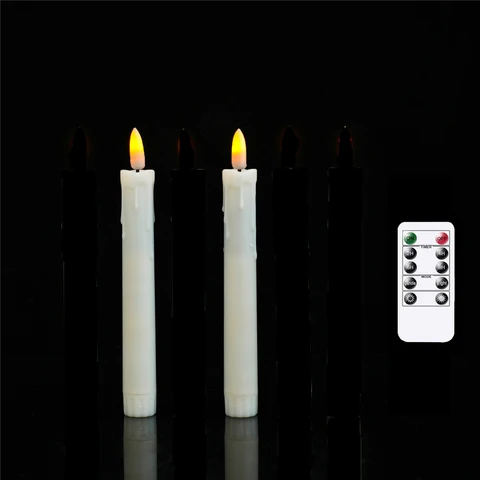 2 шт., декоративные свечи с питанием от батареи