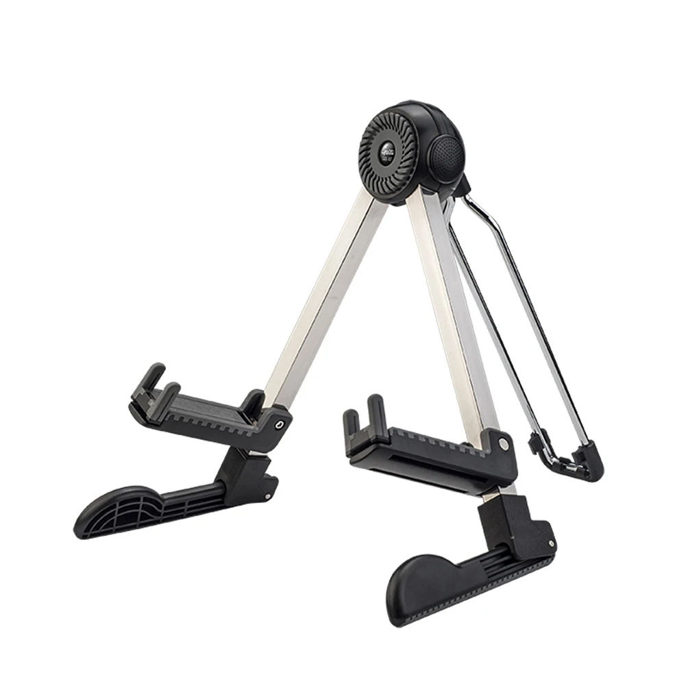 

Adjustable Floor Guitar Holder Folding Tripod Stand A-Frame Bass Musical Instrument Rack Stable Lightweight