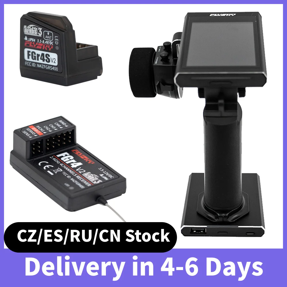 Радиопередатчик Flysky Noble NB4 2 4G 4CH пульт дистанционного управления с приемником FGR4