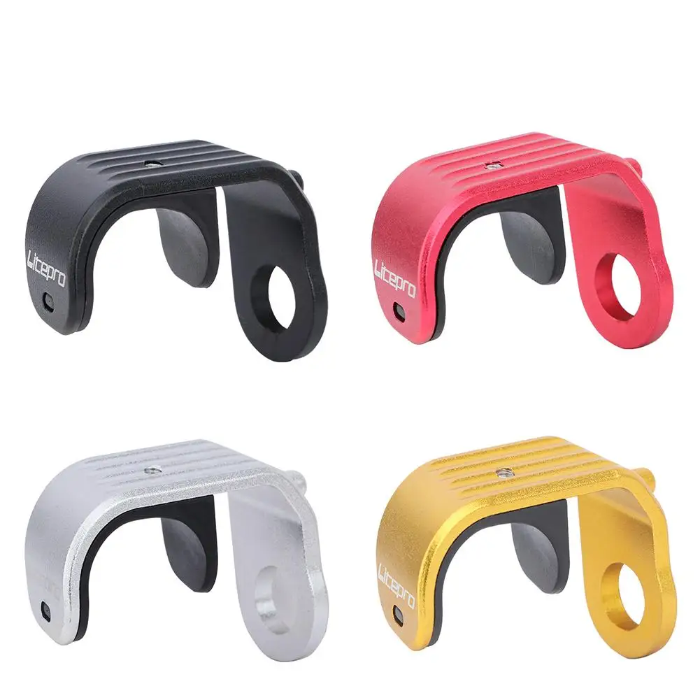 

Новинка 2022, велосипедный крючок для вилки, велосипедный крюк типа E для складного велосипеда Brompton, 6 цветов, алюминиевый сплав для Бромптона ...