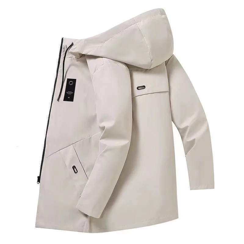 

2023 Autumn/Winter New Outdoor Travel Men's Hooded Jacket Spring/Autumn Zip Hooded Jacket Leisure Camping Hiking Jacket Top