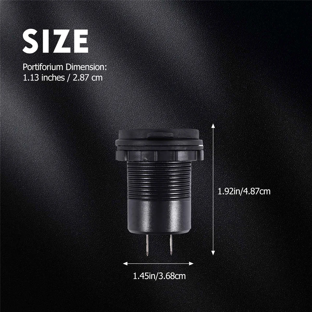 Автомобильное зарядное устройство с двумя USB-портами 12 В 36 Вт