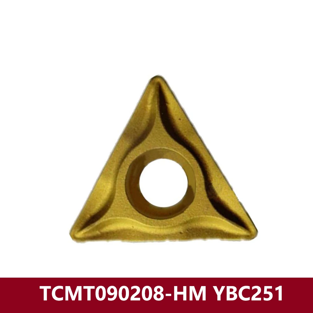 TCMT 090208 -HM YBC251 Оригинальные твердосплавные вставки HM TCMT1.8(1.5)2-HM Станок TCMT0902