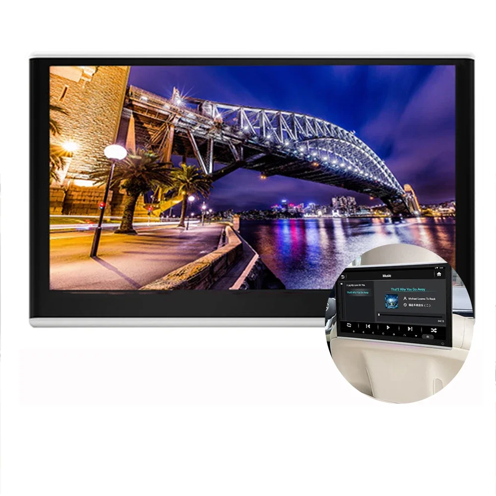 13 3-дюймовый автомобильный подголовник Mo nitor HD с сенсорным экраном автомобильное