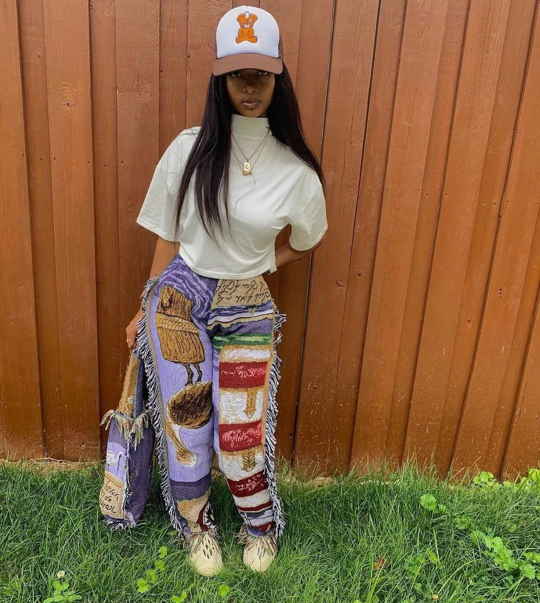 Промоакция 2022 уличная одежда Красочные Брюки-джоггеры женские брюки с высокой