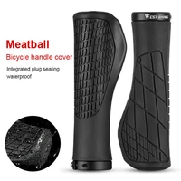 west biking silicone bicycle handlebar grips rubber shockproof bicycle handles mtb mountain bike grips cycling handlebar cover