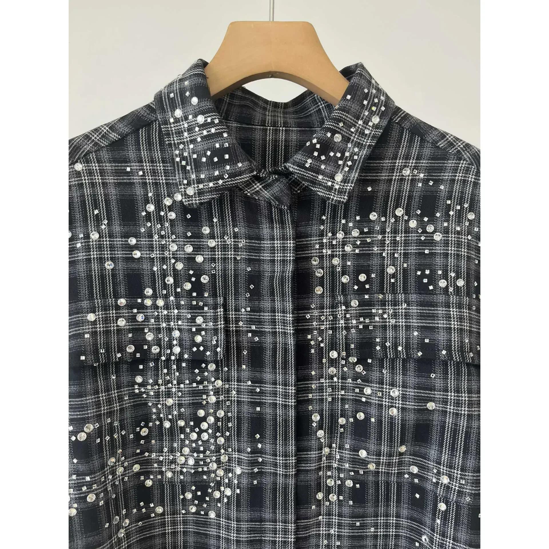 Осенне-зимняя Осенняя осенне-зимняя Ослепительная популярная рубашка с длинными