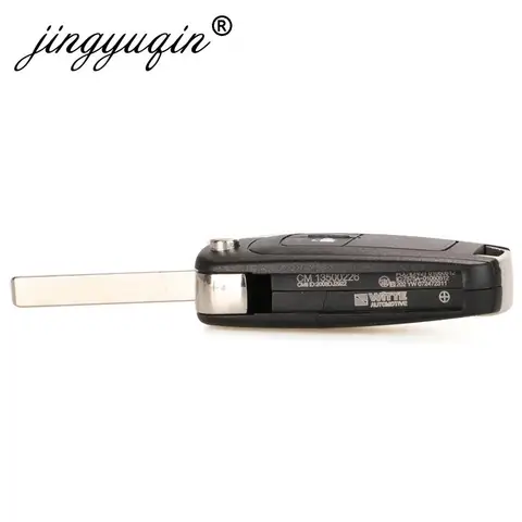 Пульт дистанционного управления jingyuqin для Chevrolet Cruze, Epica, Lova, Camaro, Impala, 2/3/4 кнопки, 315/433 МГц, ID46 PCF7931E, чип-ключ