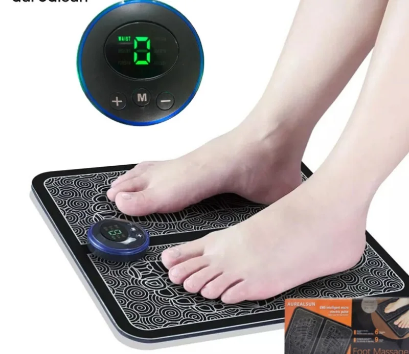 

Foot massager mat massageador pes muscular Electric EMS Health Care fisica massage salud