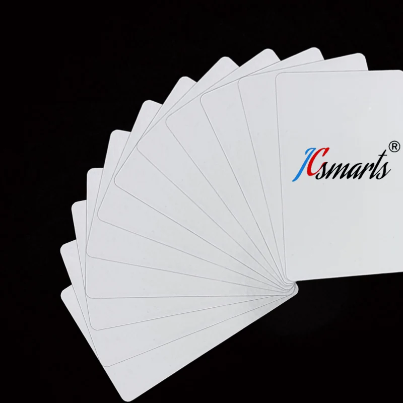 

white thin IC card 50 pcs per lot
