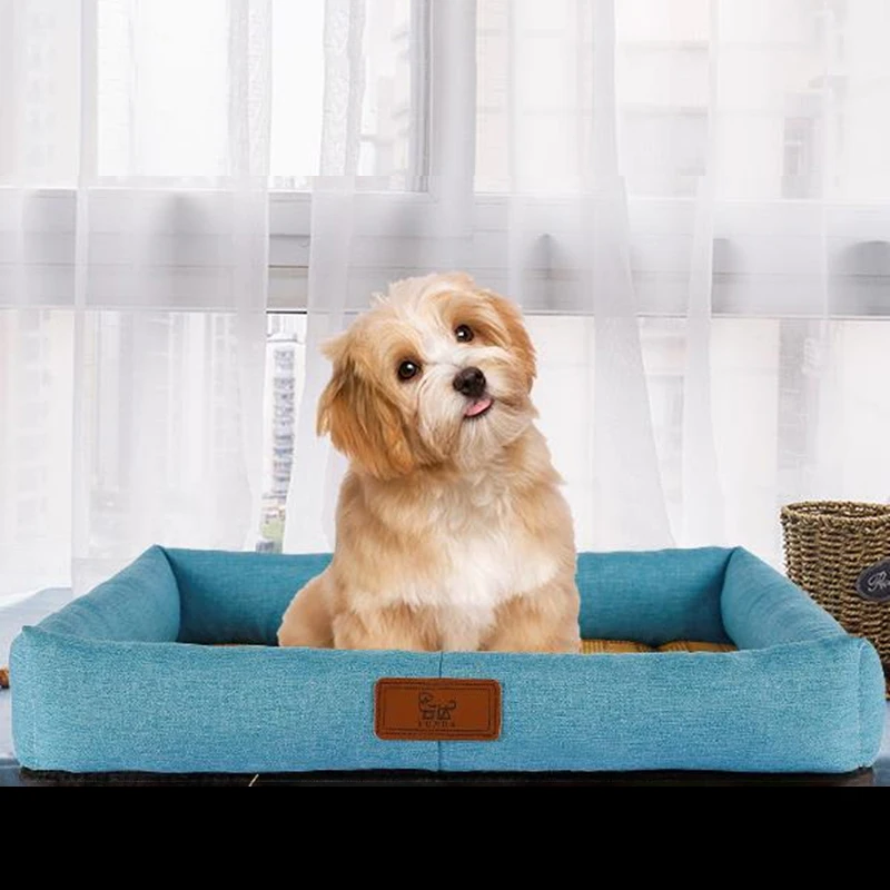 

Pet Dog Summer Cooling Cushion Nest For Dog Cat Breathable Weave Rattan Sofa Pillow Pet Sleeping Mat