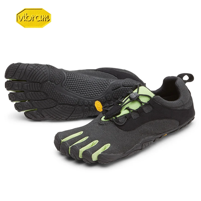 Vibram Fivefingers V-Run ретро Обувь для тренировок для бега спортивные кроссовки с пятью пальцами Zapatillas De Deporte Быстрая Система шнуровки